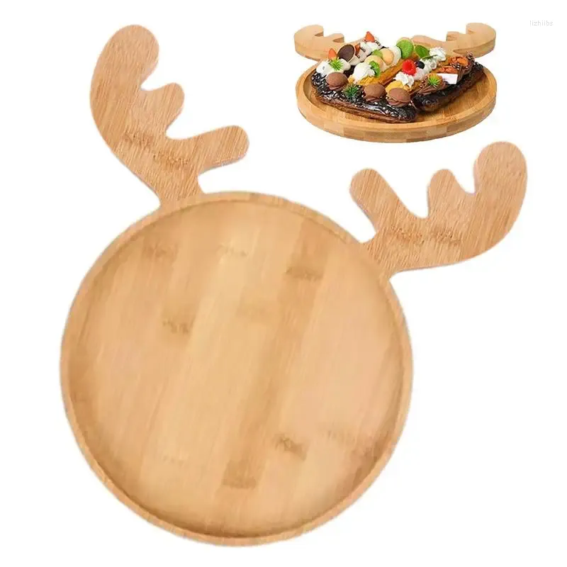 Plates Christmas Charcuterie Board Dessert Candy Dish Tree Platter Hat Shape Plate Elk Tray Boards