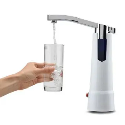 Şişeye kolay pompa su, şarj edilebilir pil içme suyu şişeleri ile elektrikli su dağıtıcı