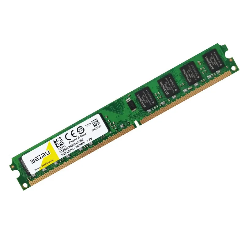 Memória de desktop de 2 GB DDR2 800 667 PC2 6400U 5300 240PIN NÃO ECC Compatível compatível All Motherboar Udimm Memoria Ram 231221