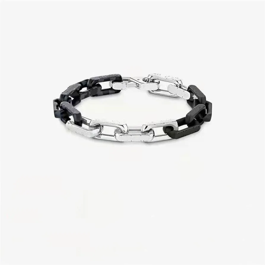 Chain Titanium Steel Bracelet Fahsion Large Colored Gold Bracelets Male Black Color Round Men Pulseras293v