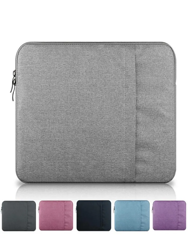 Sac à manches d'ordinateur portable 12 13 133 14 15 156 pouces Sacs de carnet imperméables Funda pour MacBook Air Pro 16inch Couverture de cas informatique2270808