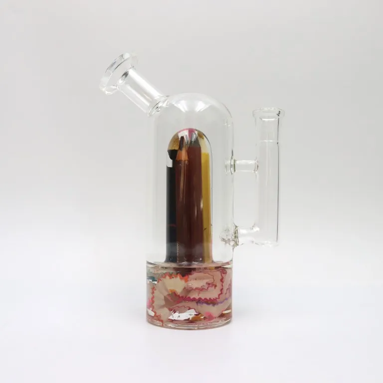 8 inch glazen bong percolator waterpijp waterpijp potlood 14 mm vrouwelijke gewricht met kom