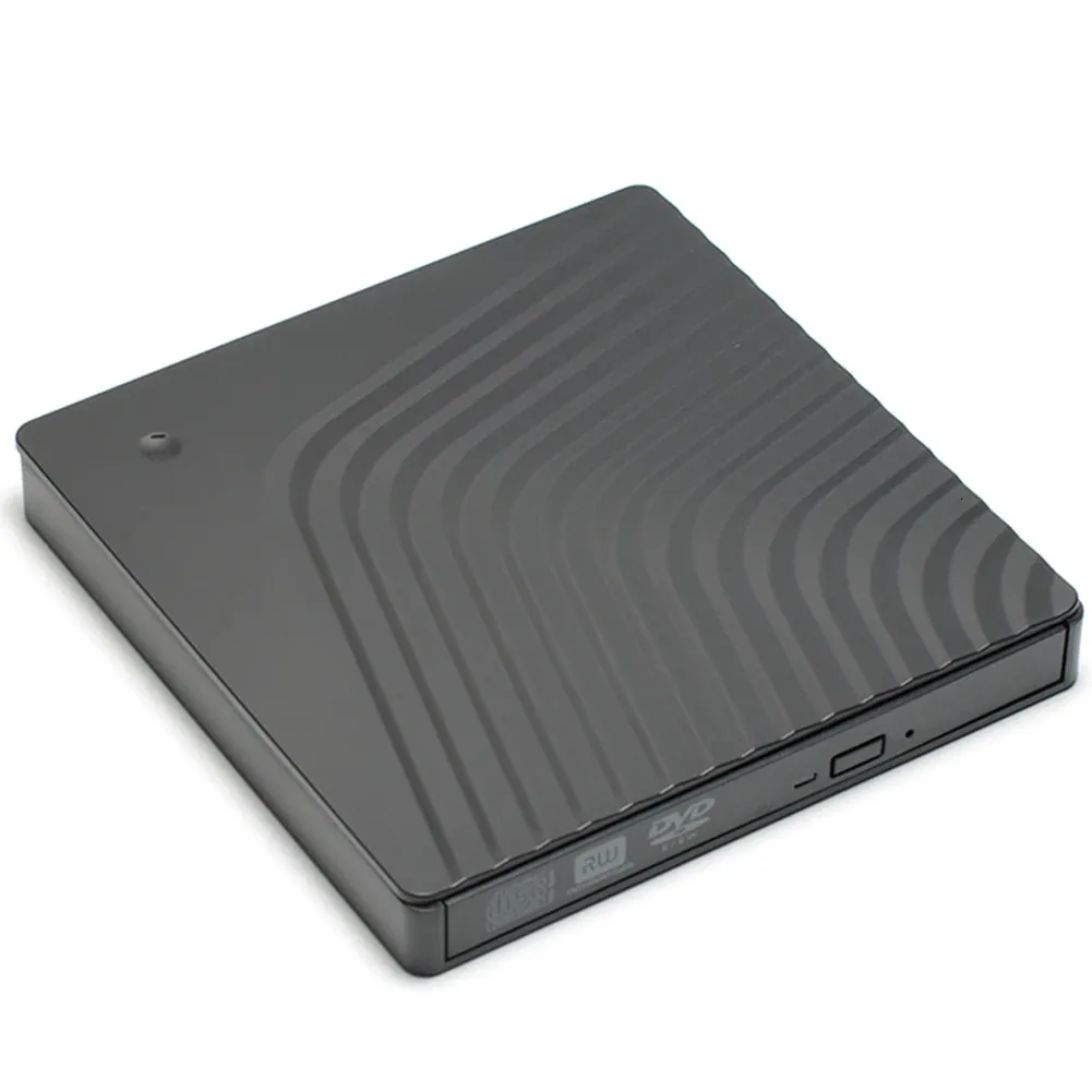 USB 3.0 SLIM外部DVD RW CD Writer Reader Player光学ドライブDVDライタースーパードライブラップトップデスクトップPC 231221