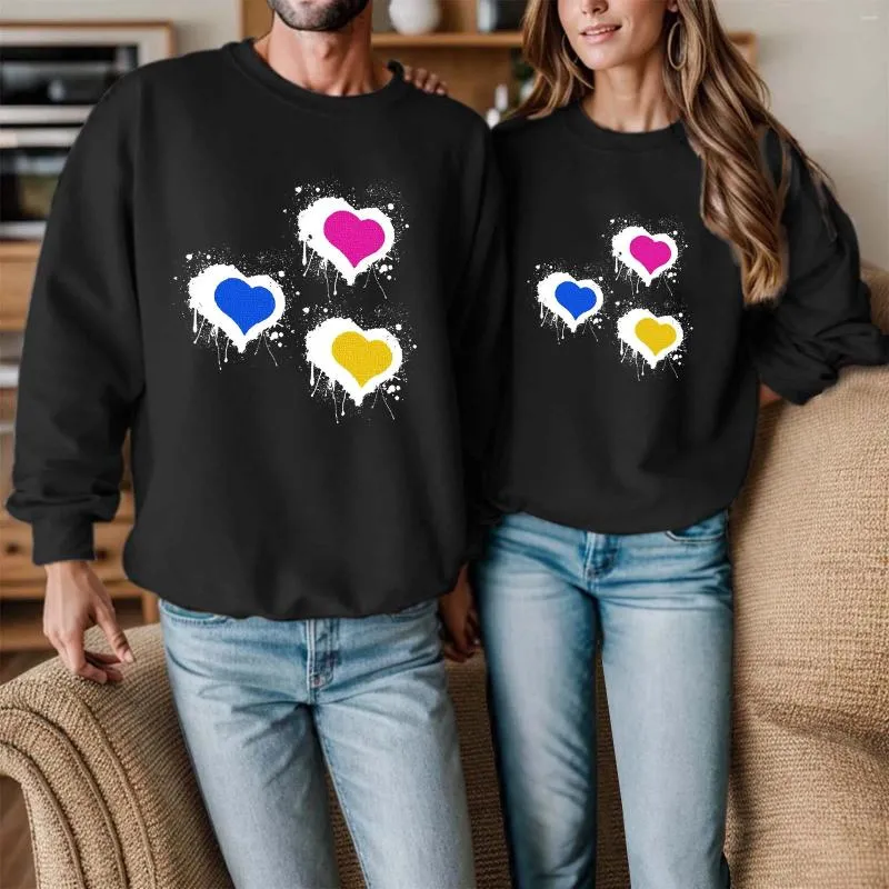 Men's Hoodies Sweatshirts Men Couple's Casual And Sports Style Hoodie With Valentine's Day Print For Lovers Mens Sweat Shirt Pants