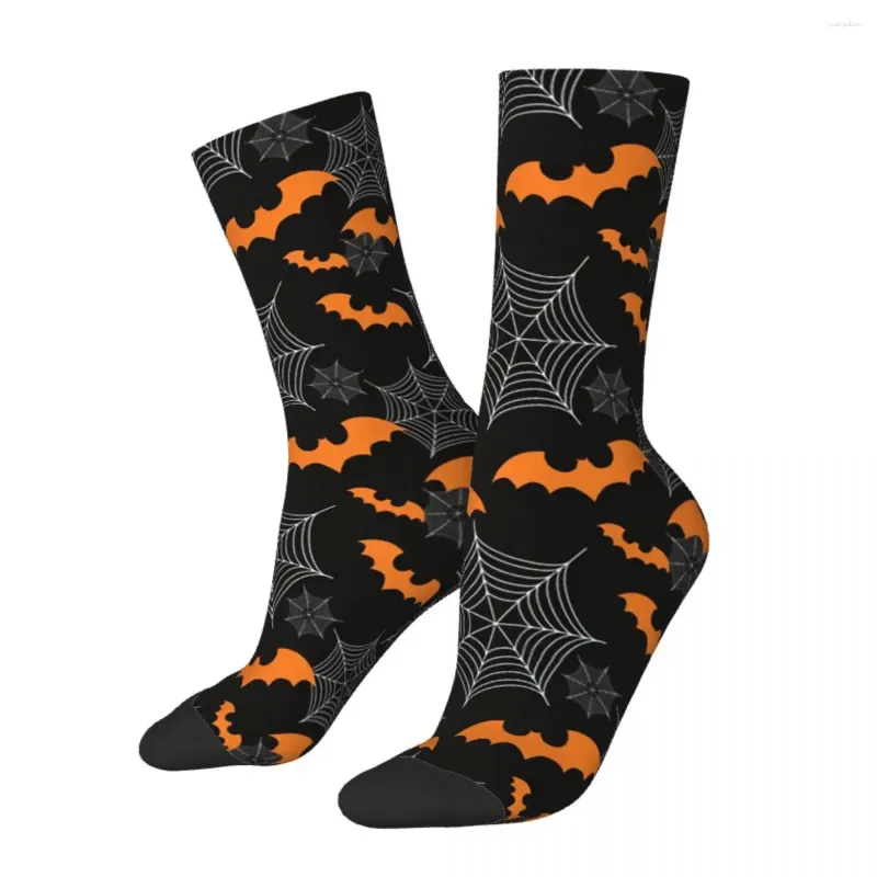 Herrensocken lustige verrückte Socke für Männer Web Hip Hop Harajuku Halloween nahtloses Muster gedrucktes Jungen Crew Casual Gift