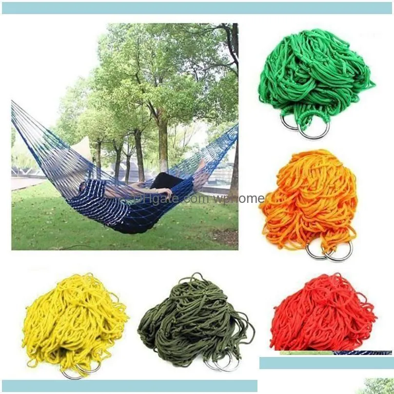 Hammocks Home Gardenhammocks Bekväm 100 kg hängmatta MUEBLES HARABLE Swing Chair Outdoor Furniture Rede de Dormir hängande Mobilya D Dhynb