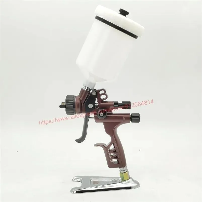 Guns HVLP Spray Gun 6800B RP 1.3mm Nozzle Gravity Pneumatic Paint Sprayer Highperformance Car Paint Spray Gun Paint Airbrush For Car 2