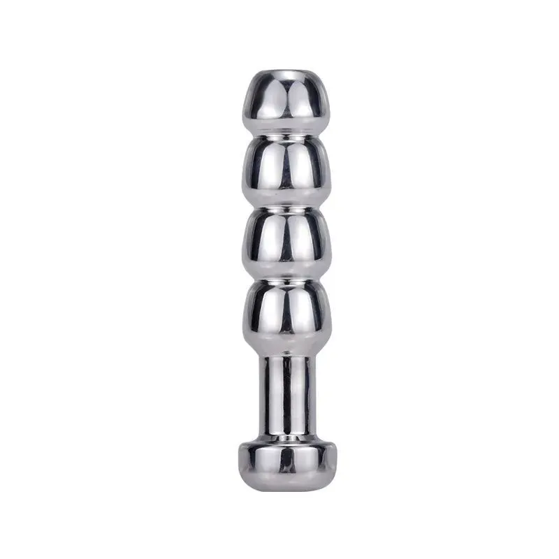 Male Chastity Device Stainless steel Penis Plug Urethral Tube Catheter Sounding Bead Stimulate Plug Urethra Stretching BDSM Sex To5040028