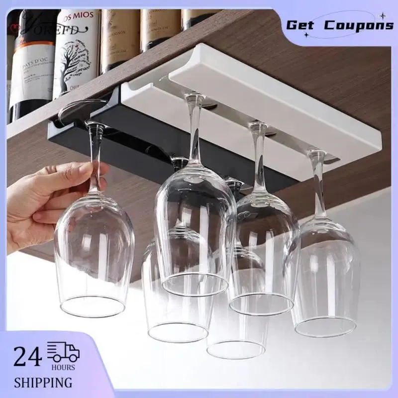 Cucina deposito 1/2/4 % sotto mobile Porta da punzonatura gratuita Vino Glass Multifunzione Classificare la tazza di tazza di stage sospeso