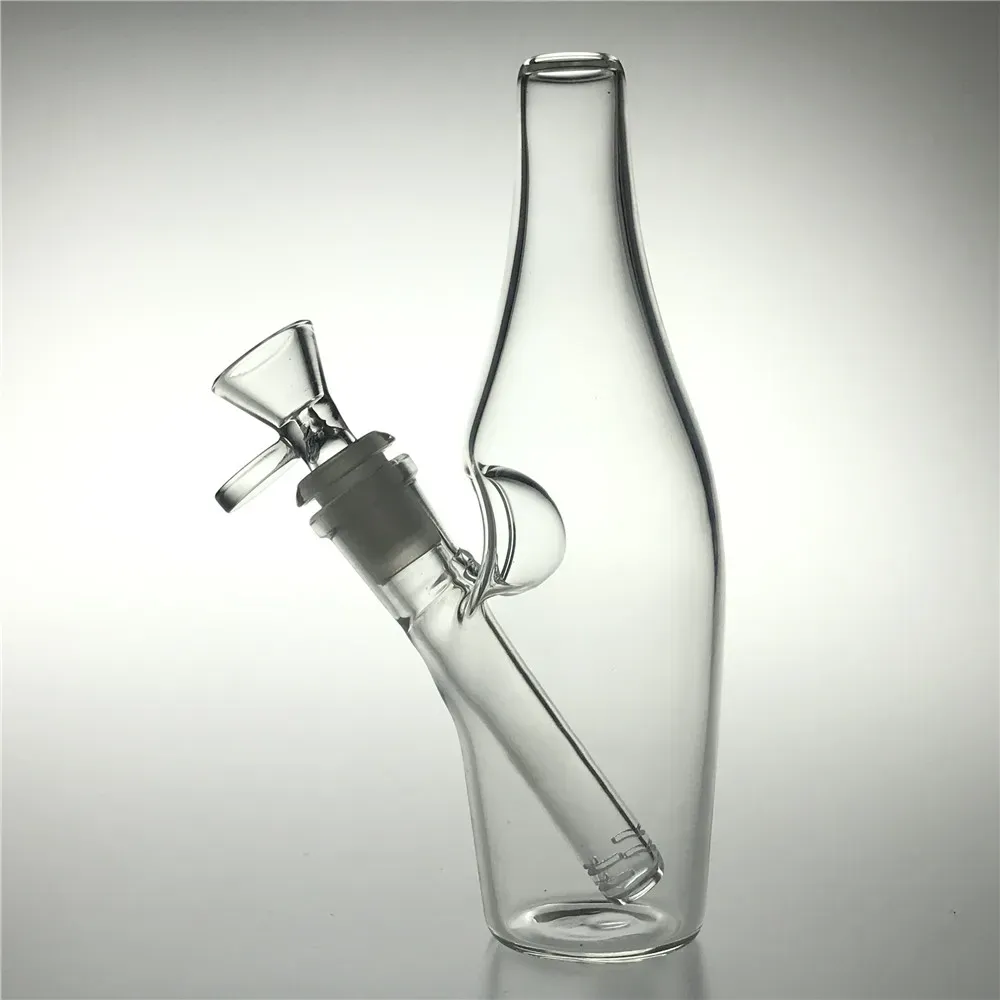 7 Inch Glass Beaker Bong with 14mm Female Hookahs Downstem Male Bowl Thick Bottle Dab Rig Water Bongs Recycler Medium Rigs