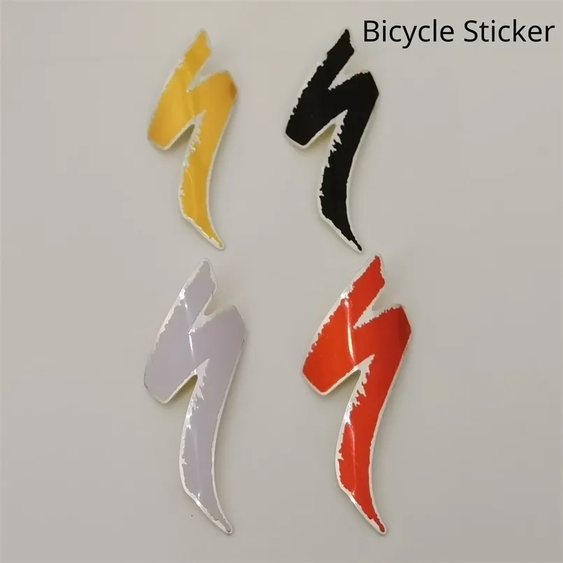 Biciclo de bicicleta Bicicleta Metal Biclect Bicycle Sticker Aluminium Lelloy Head Label BMX Creative MTB Acessórios de ciclismo 231221