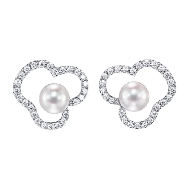 Clip perle perle kurshuni clip traforato a pendente a ciondolo set per il marchio di lusso da donna aaaaa zircone gioiello festa di matrimonio 231221