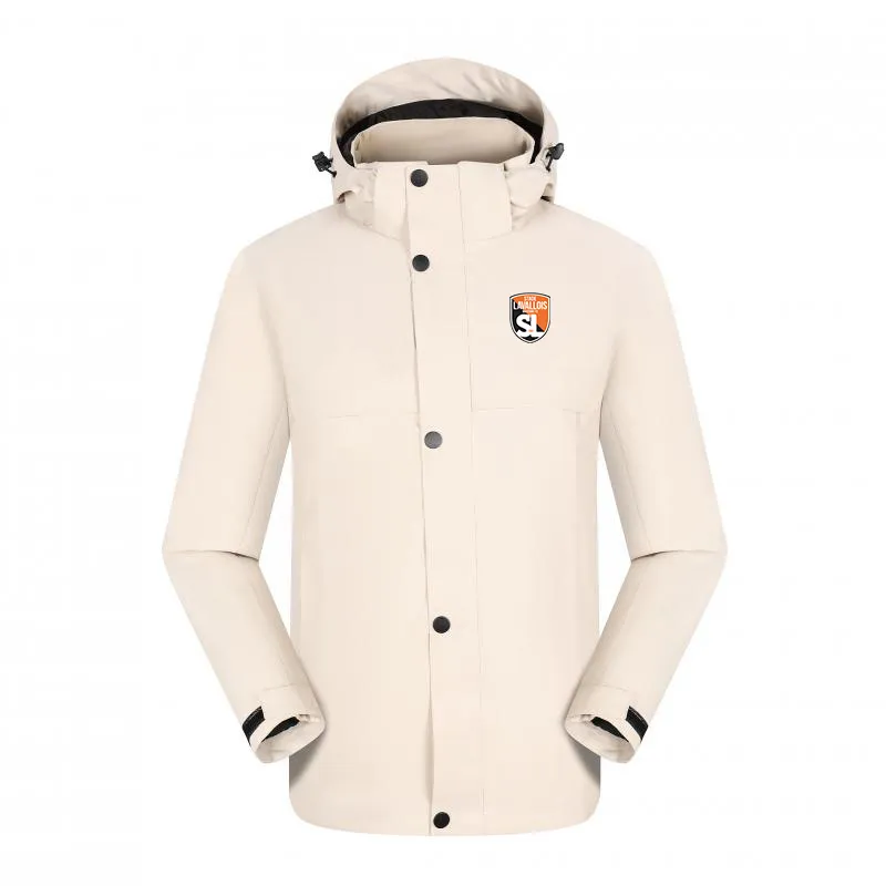 Stade Lavallois Mayenne Herrenjacke, Freizeit-Reisejacke, Outdoor-Bergsteigerjacke, wasserdicht, warme Sportjacke für Frühlingsausflüge, Herren und Damen