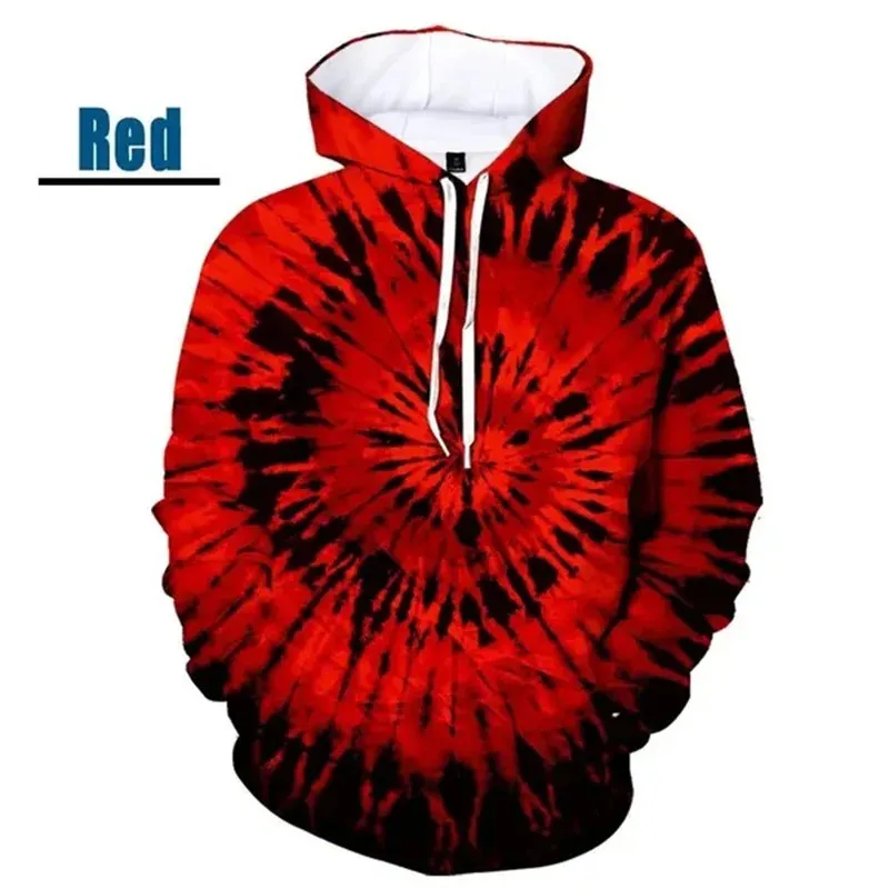 Tie Tye Dye Graphic Hoodies for Men Kids Fashion Streetwear Hip Hop con cappuccio con cappuccio Women Y2K Harajuku Pallover unisex abbigliamento unisex 231221