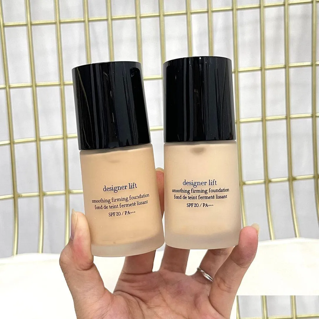 Foundation Esigner Lift Slowing Firming Makeup Cosmetics 30 ML SPF20 fl erage Lätt ansikte Flawless Dold Bas Drop Delivery Dhdgu