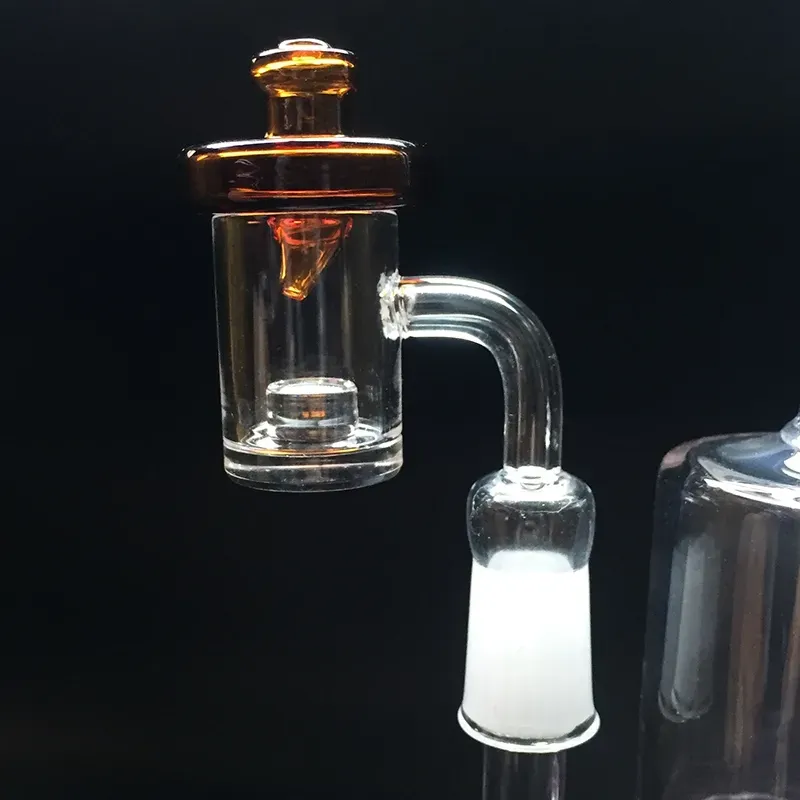 25mm XL Core Reactor Quartz Banger Clear Gavel Nail 5mm Thick Flat Top Bangers With UFO Carb Cap 14mm 18mm For Water Pipes