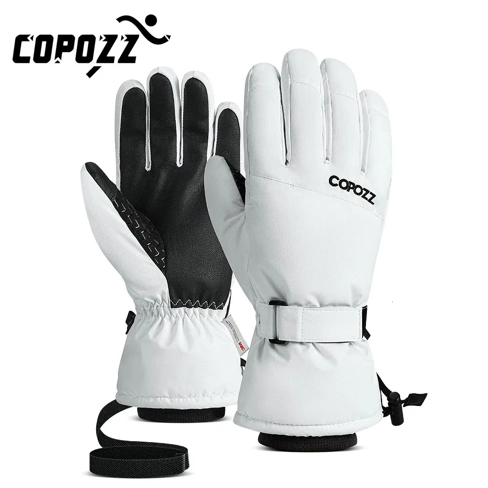 Copozz Men Dames Winter Ski Gloves Waterdichte Ultralight Snowboard Handschoenen Motorfiets Rijden Sneeuw Keep warme winddichte handschoenen 231221