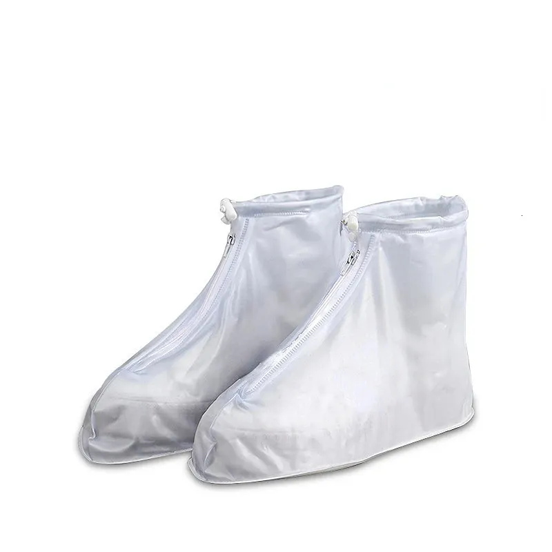 2023 Women Fashion PVC Shoes Covers Female Footwear Protector Slipresistant Rain Boots For Woman Accessories AL73 231221