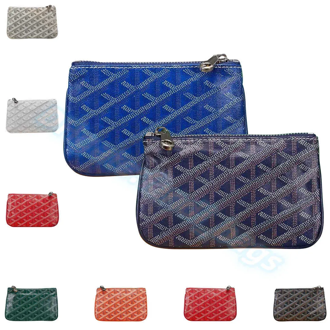 Senats Luxurys Designer Mini Zippy Wallet Highine Leather Card Card Coin Coot Cardes Cardholder Women