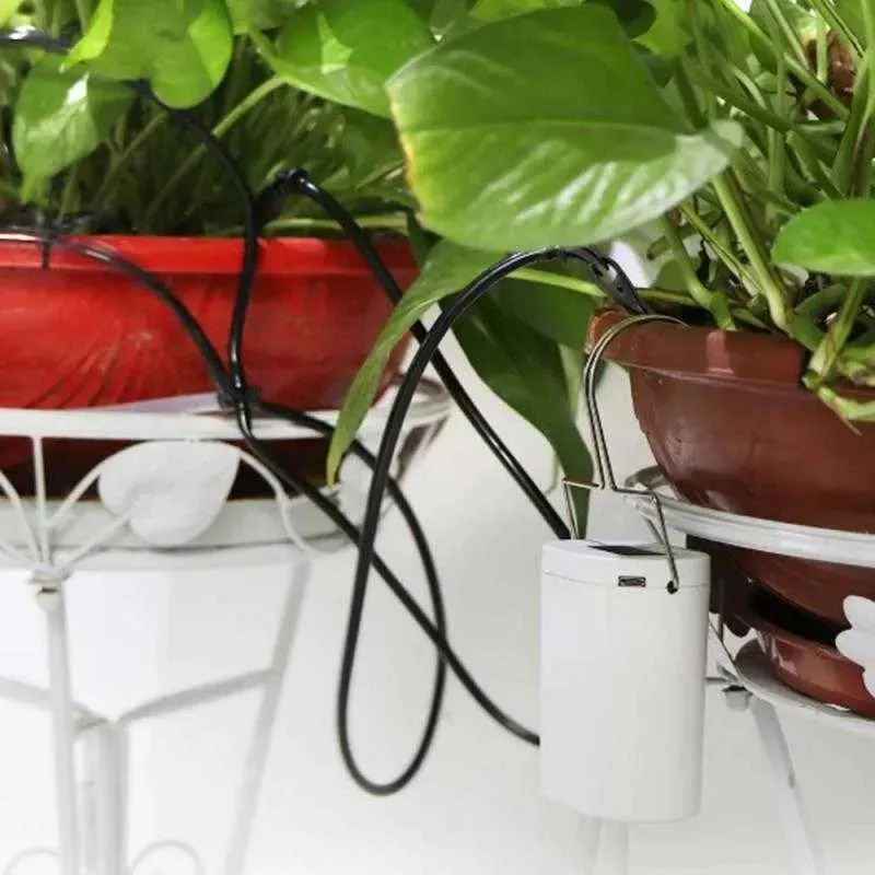 Arroseur programateur automatique plantes système de Kits d'arrosage d'irrigation  goutte à goutte à la maison Micro avec le contrôleur intelligent pour le  jardin, bonsaï utilisation d'intérieur