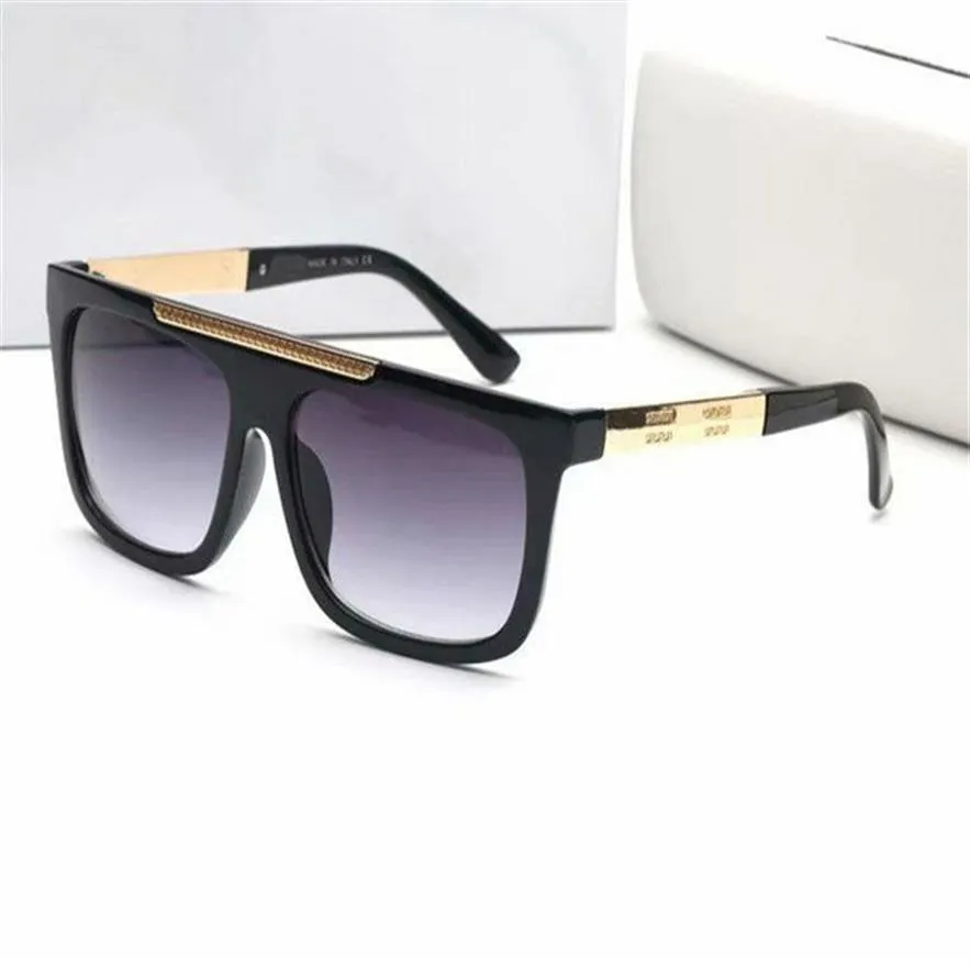 Fashion modern stylish 9264 men sunglasses flat top square sun glasses for women vintage sunglass oculos de sol Picture box248S