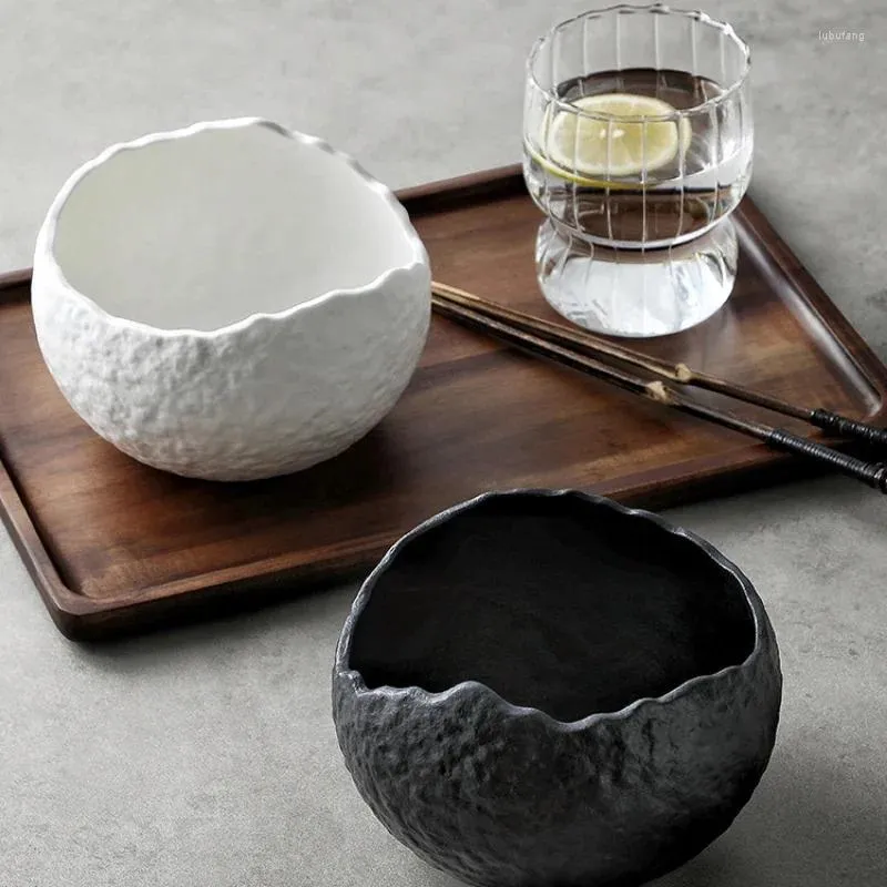 Bowls Ceramic Board Creative Eggshell Bowl Home Kitchen Desserts Cold Dishes El Molecular Cuisine Irregular Tableware