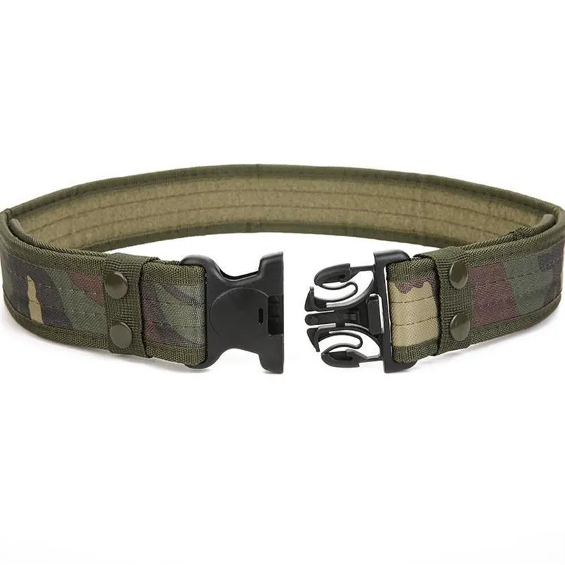 أحزمة TJ-Tingjun Oxford Cloth Belt Tactical Men's Canvas مع مروحة الجيش في الهواء الطلق أزياء Eva Sponge Wdy2200e