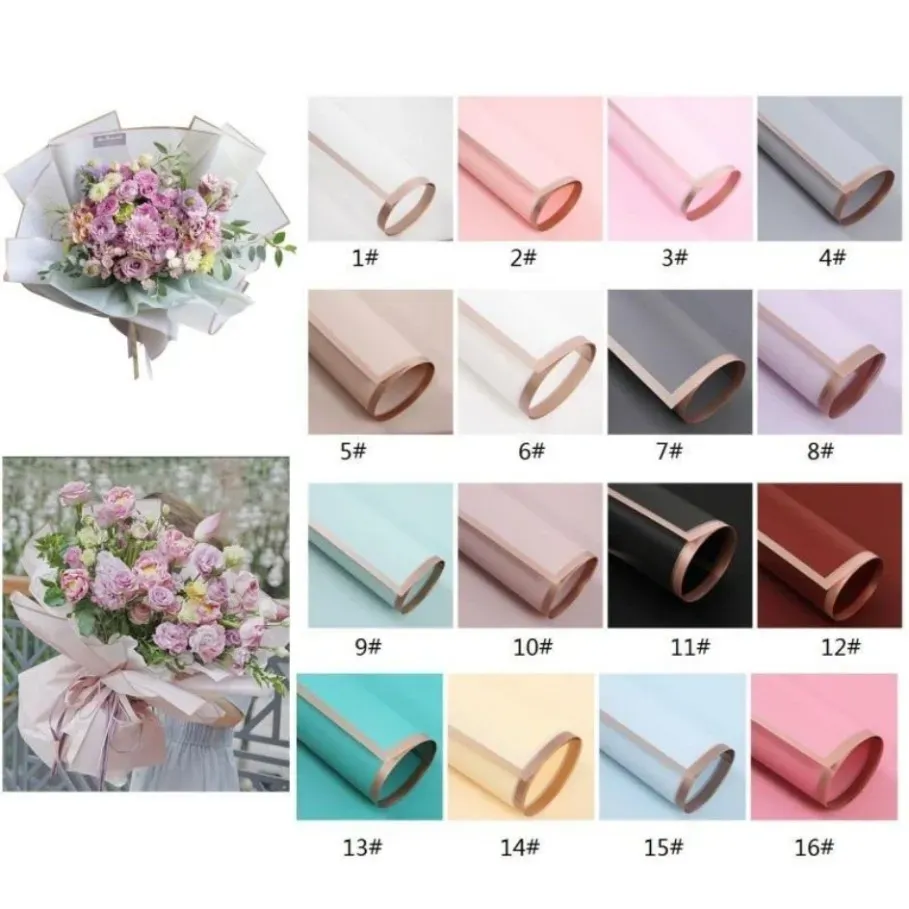 DHL FAST VALENTINE DAY FLOWER PARPED 20PCS/Pack Wedding Mothers Day Bronzing Bronzing Flower Paper Paper FY2646 SS1222