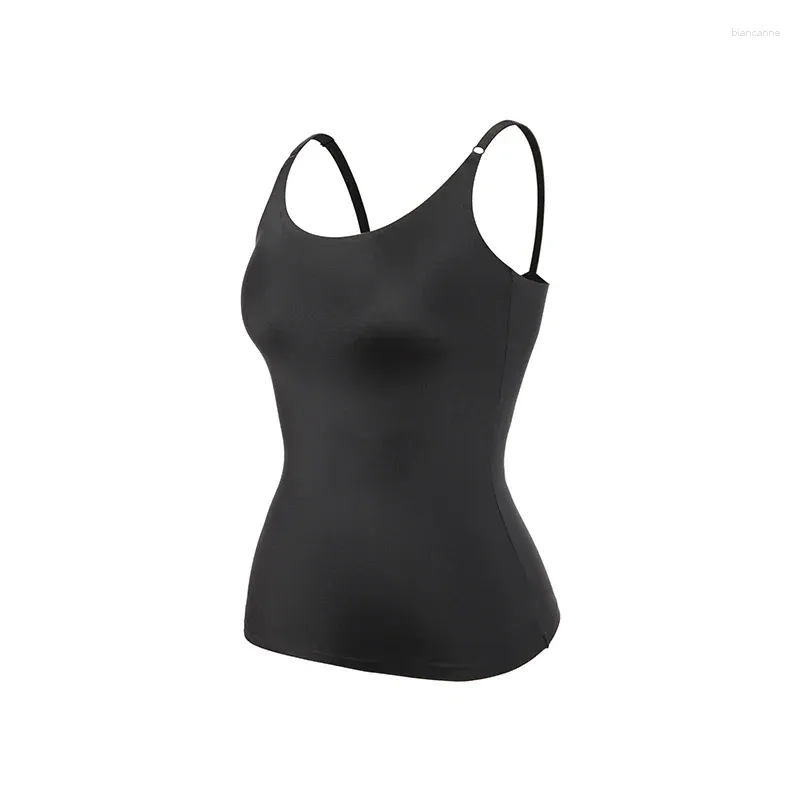 Kvinnors shapers sommar sömlösa Shapewear Topps kvinnor mage kontroll slät kropp shaper camisole naken svart tank top smal magkomprimering