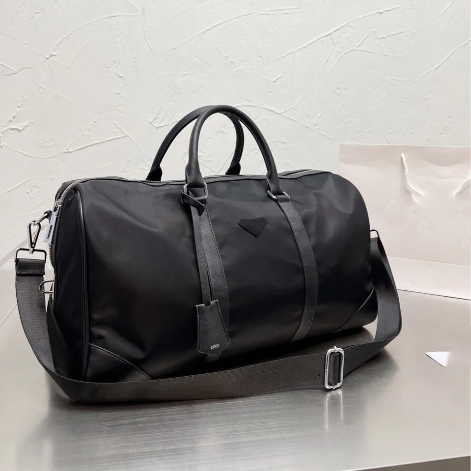 Sac de duffle de mode masculine triple sac de voyage en nylon noir