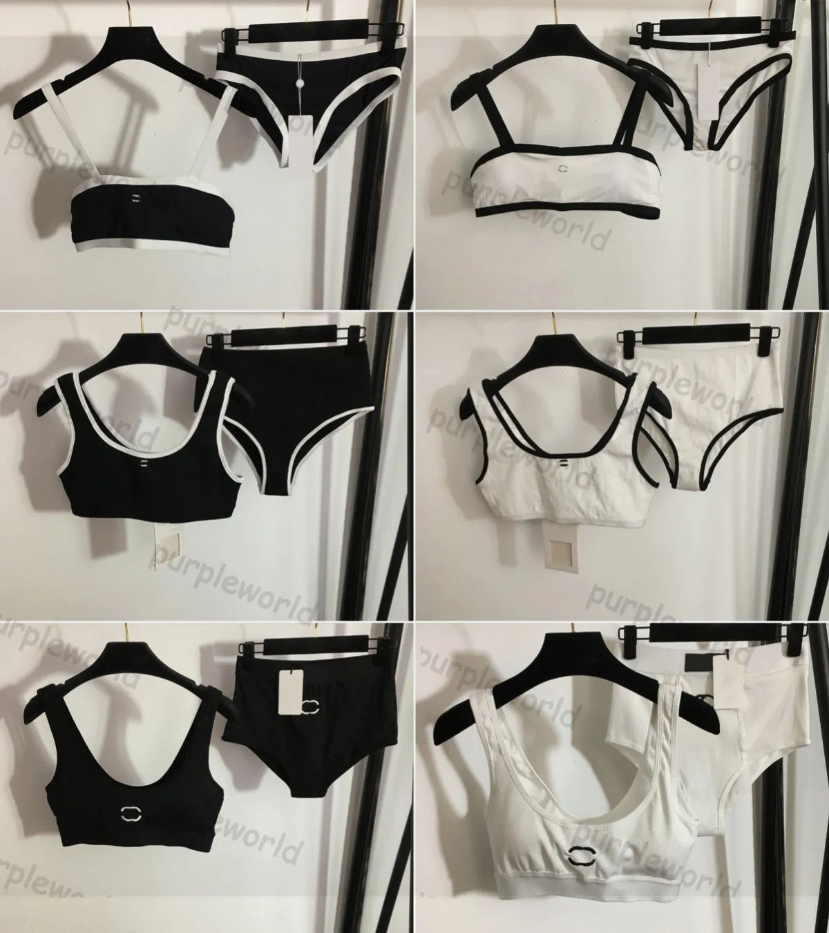 Kobiety Dwuczęściowy projektant strojów kąpielowych strojów kąpielowych plaża Bikini Bathing Suit Seksowne letnie sportowe sport