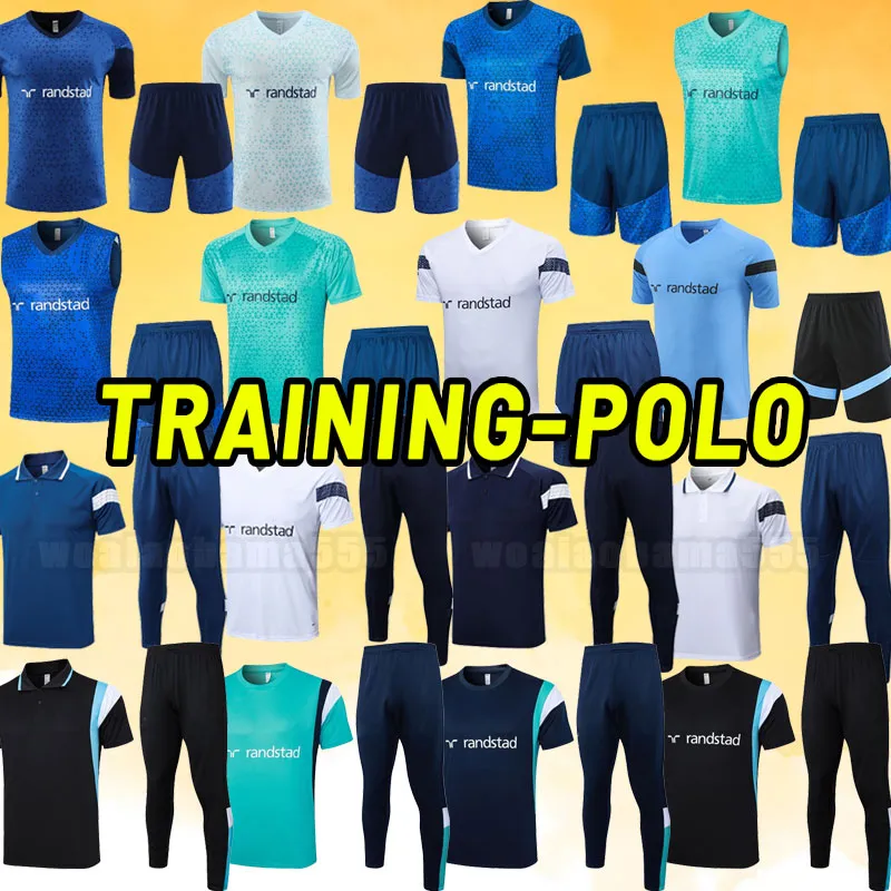 23 24 Marseiles Futbol Trailtsuits Bakambu Milen Maillot De Foot 2023 2024 Camiseta Payet Guendouzi Kamara Kısa Kollu Pantolon Polo Vest Eğitimi