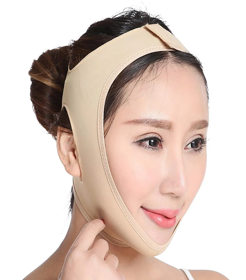 Anti Wrinkle Face Slimming Cheek Mask Belt Lift V Double Chin Face Line Slim Thining ltrathin Belt Band7423796