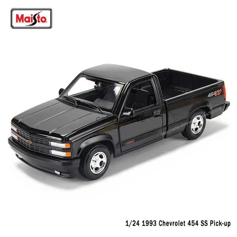 Electric/RC Car Maisto 1 24 1993 Chevrolet 454 SS Pick-up simulation alloy car model crafts decoration collection toy tool gift birthday presentL231223