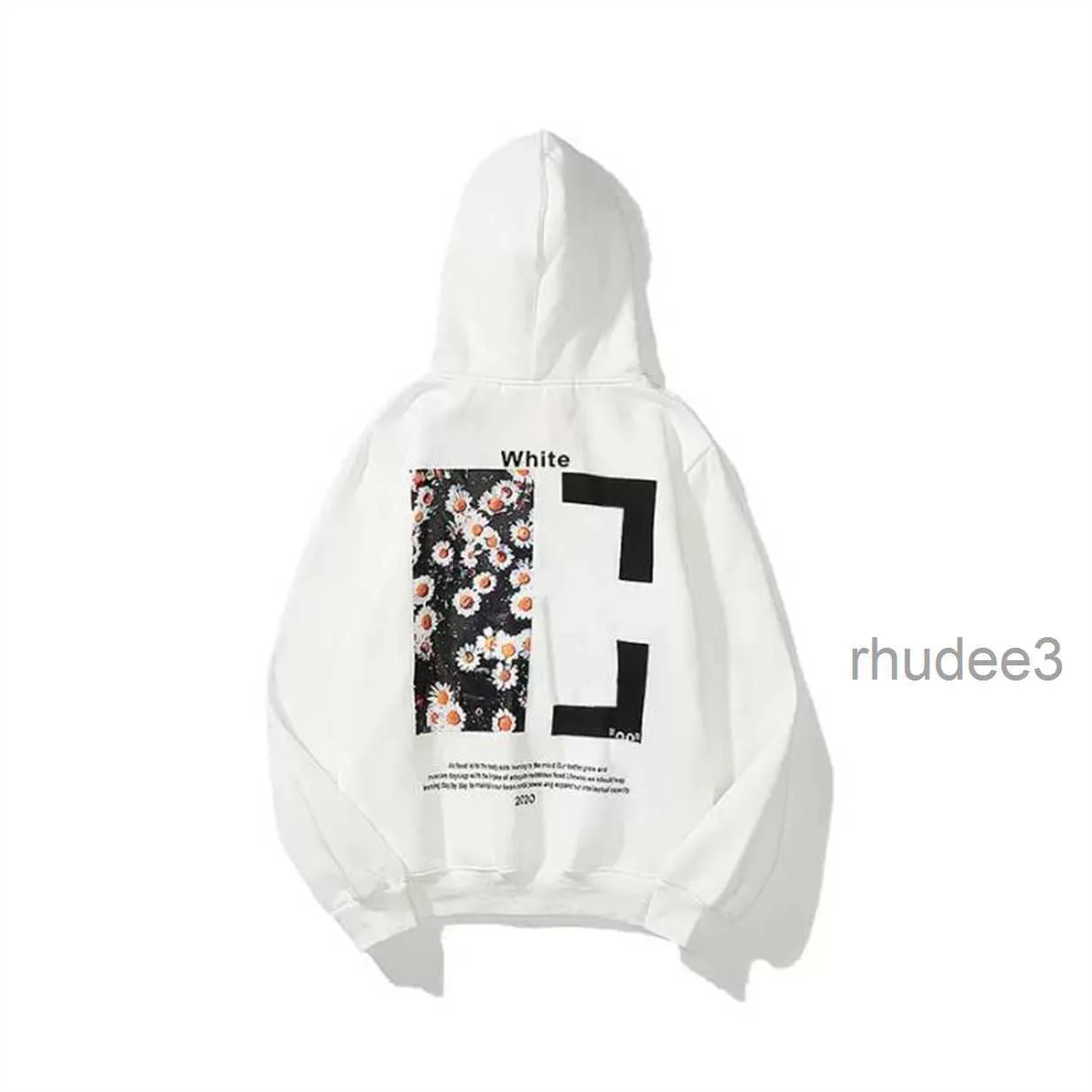 Offs White Luxury Designer Mens Mens Fashionoff Hoodies Print Finger Print Sweat à capuche à capuche Oversize Hearts Hellstar Hoodie A3