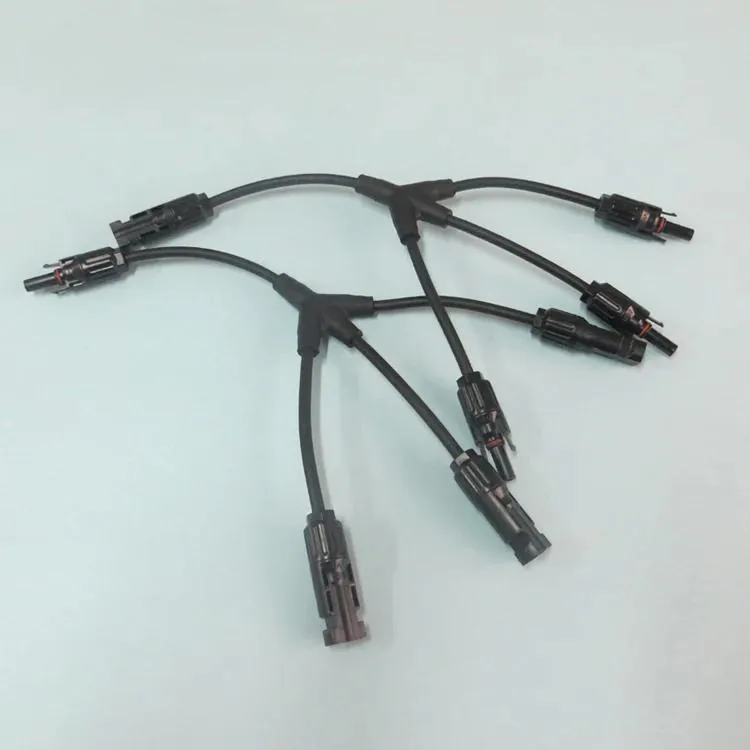 Solar 1Pairs Connector Y type 3 in 1 male and female solar cable connect IP67 1 to 3 Y Style Branch Connector Cables