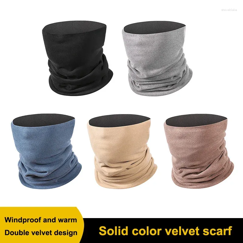 Scarves Fashion Women Men Soft Neck Warmer Sport Scarf Solid Thick Winter Face Mask Warm Skating Running