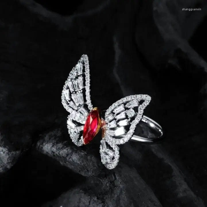 Rings de cluster aigs fiy natural 1.170ct vermelho rubi anel de diamantes de jóias de jóias femininas para finos finos do dia dos namorados presentes