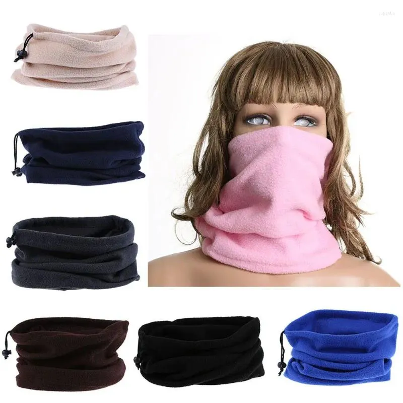 Scarves Polar Fleece Neck Warmer Snood Scarf Hat Unisex Thermal Ski Wear Snowboard