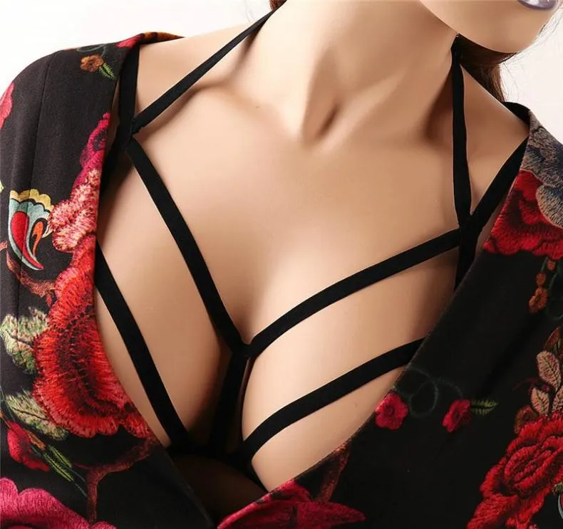 Bras Setleri Kadınlar Açık Kupa Sütyen Brage Bondage Lingerie Seksi Sling Köle Cosplay Kostümler Erotik iç çamaşırı porno göğüs bandaj bdsm oyuncaklar için25955521