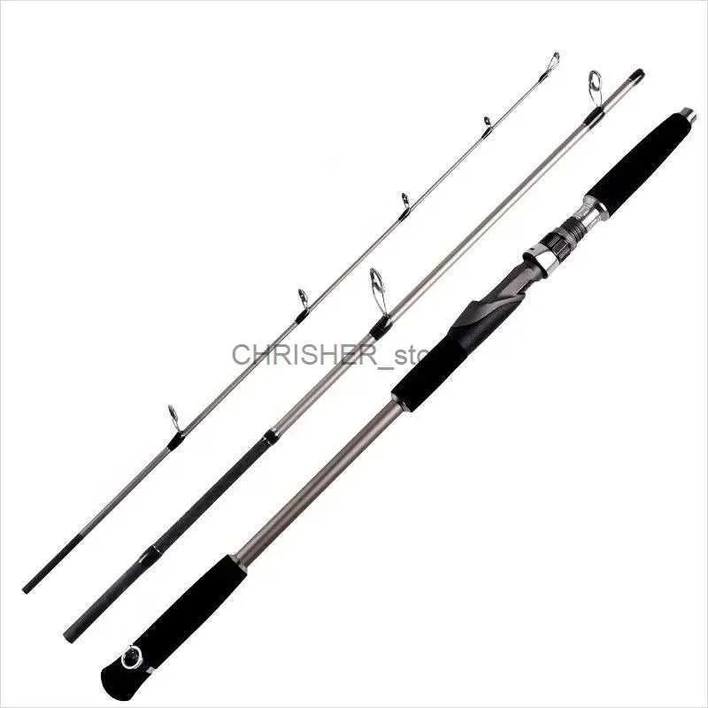 Boat Fishing Rods Ultralight Lure Fishing Rod Carbon Fiber Spinning Casting Fishing Pole Solid Fast Sea Tools For Trout Bass Carp CampingL231223