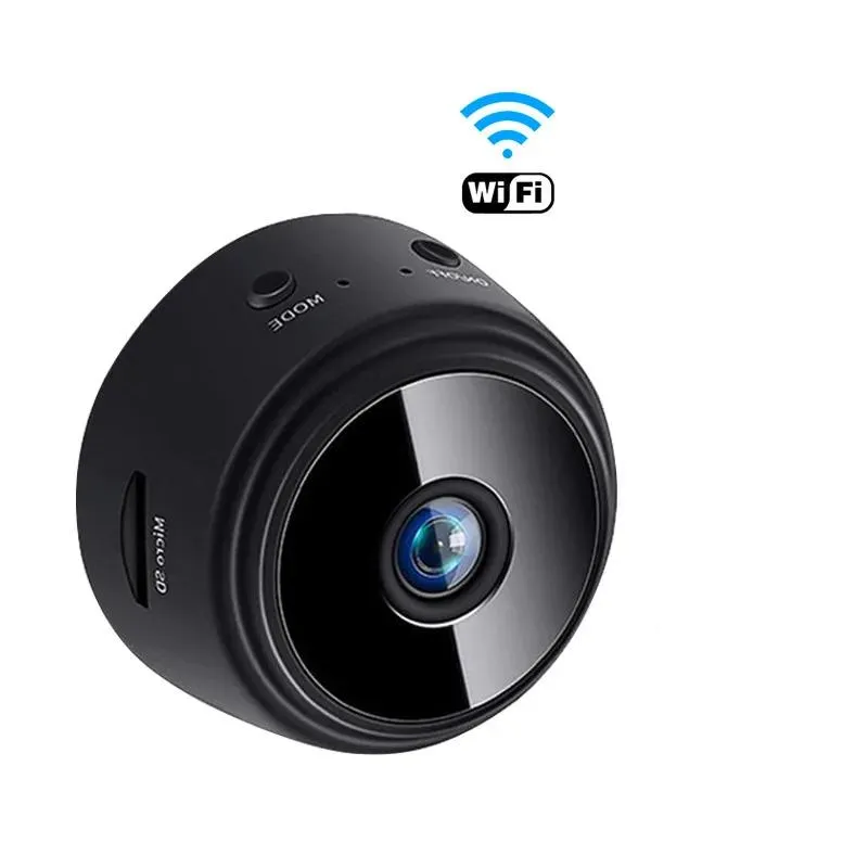 DVRS A9 Mini Camera Car DVR Wi -Fi bezprzewodowe monitorowanie ochrony zabezpieczenia zdalnego monitorowania kamery wideo Smart Home