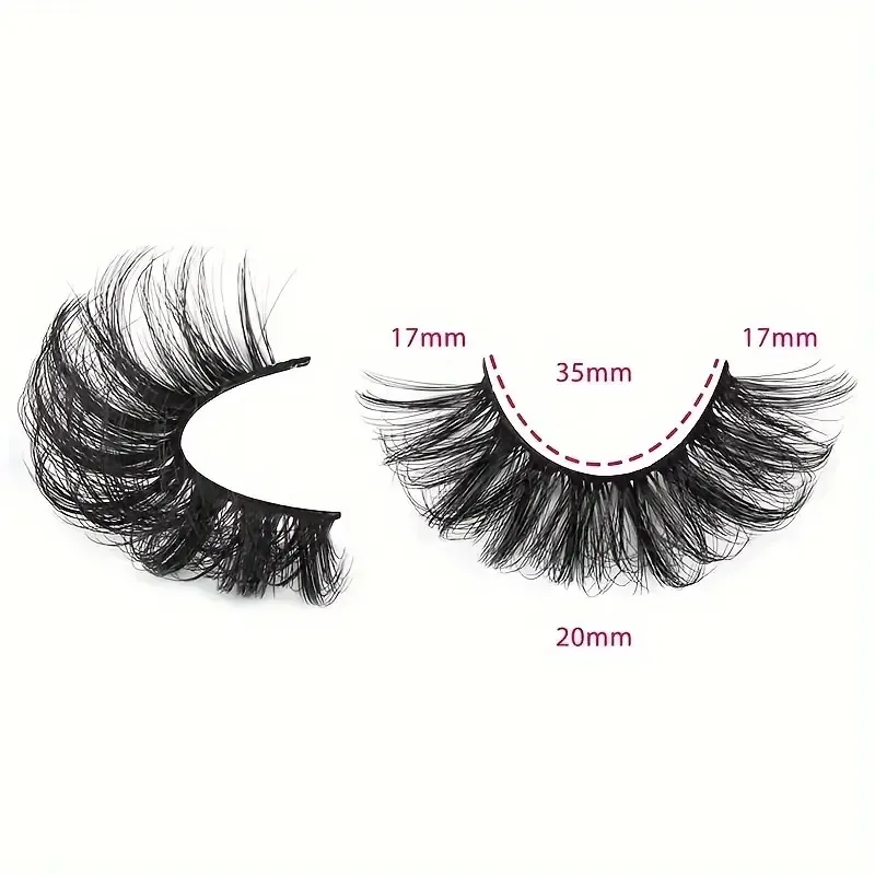 Russian strip false eyelashes curling and three dimensional long and fluffy beautiful eye makeup suitable for daily parties makeup