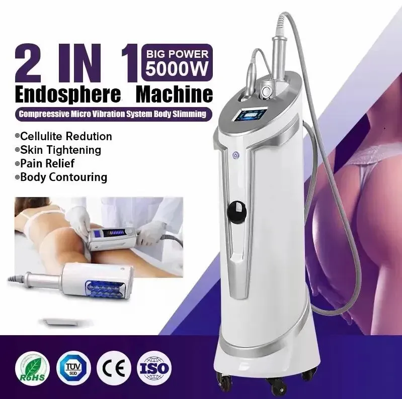 2 in 1 modellatura del corpo massaggio muscolare Equipaggiamento di drenaggio linfatico 8D 9D Riduzione della cellulite sotto vuoto rimozione grasso Bellezza rulmine a sfere interno sferico