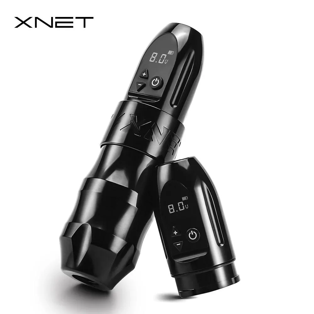 Machine Xnet Titan Wireless Tattoo Hine Battery Rotary Pen Strong sans norme Motor With LCD Digital Display for Tatto Artist Body