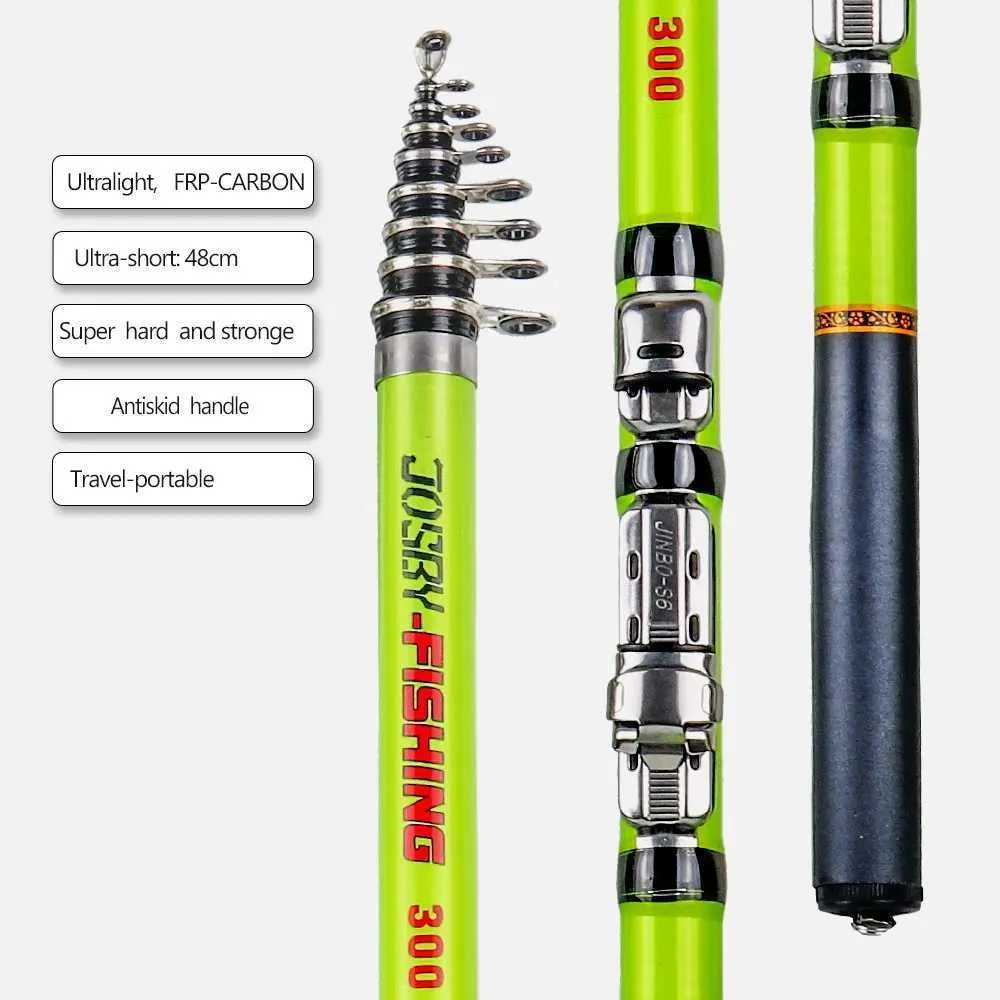 Boat Fishing Rods Carbon Fiber Telescopic Spinning Fishing Rod 3M 2.7M 2.4M  2.1M 1.8M 1.5M Feeder Fly Carp Reel Seat Portable Sea Travel PescaL231223  From Chrisher_store, $21.78