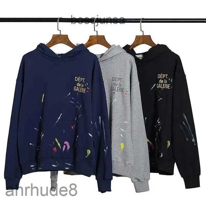 Fashion Men Damesgalerijen Dept Hoodie Swatees Designer T-shirt Pullover Letter Flame Print Long Sleeve High Street Sweatshirts 3XL 0UJy