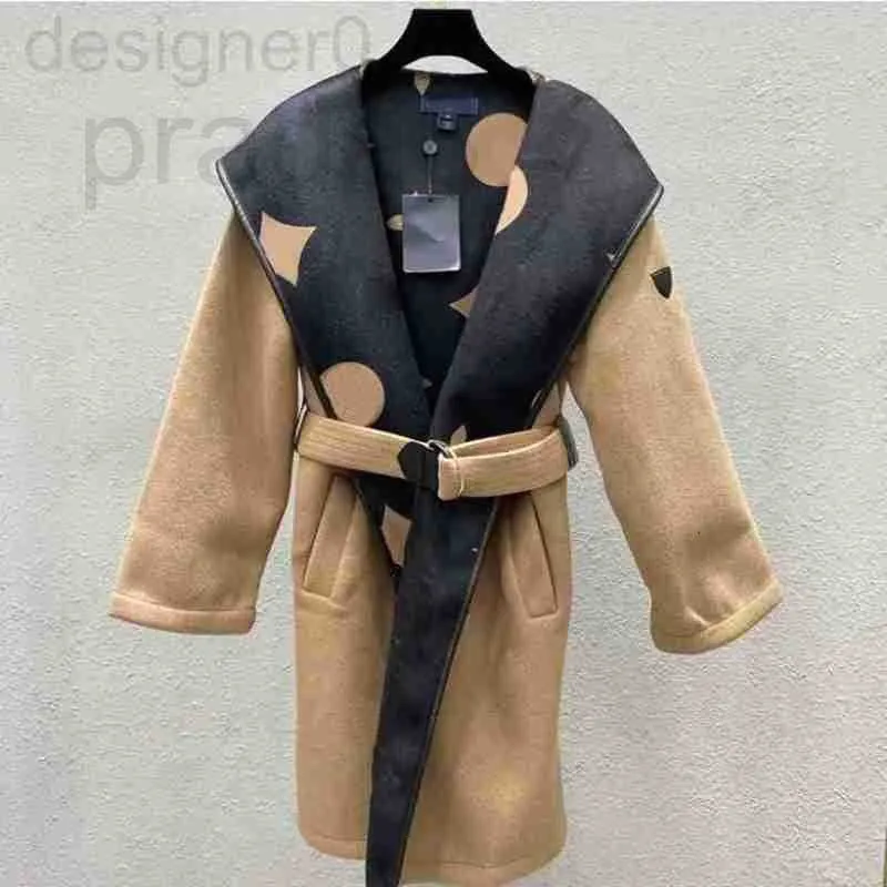 Mélange de laine pour femmes Designer L Womens Autumn Winter Windwaer Trendy Fashion Classic Lettre de lettres Femmes Mouilles Pain de peignoir Asian Taille 77UH VZF7