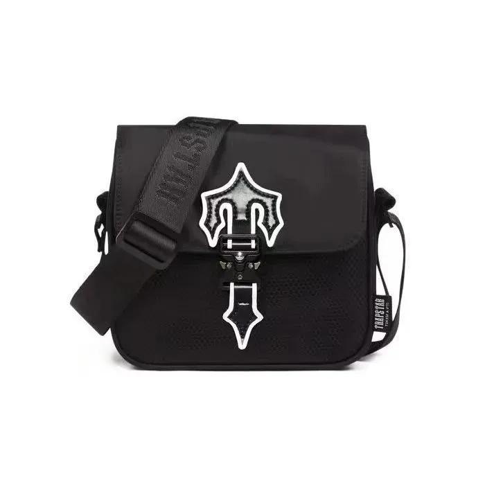 Trapstar Crossbody 10A Luxurys Designer Bag Homem Ombro Cool Satchel Bolsa Mens Carteira Messenger Bags Mulheres Embreagem Impermeável Nylon Oxford Totes Trapstars Bag