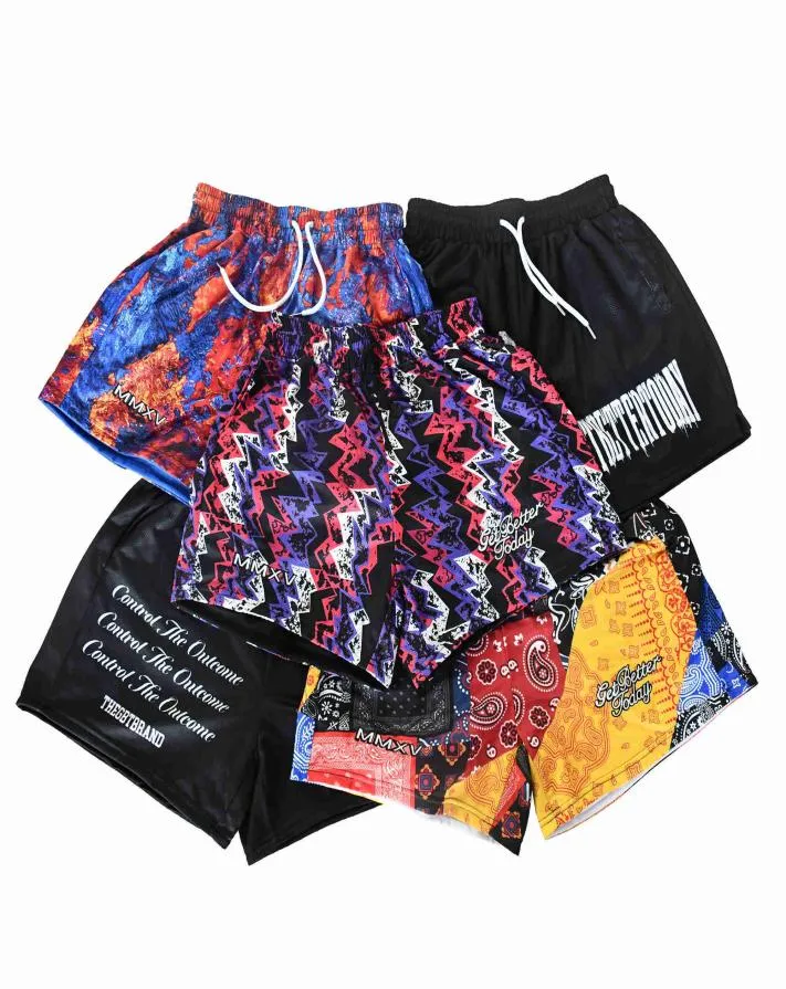 Corto El GBT Brand Double Liner Mesh Men039s Shorts Basketball De